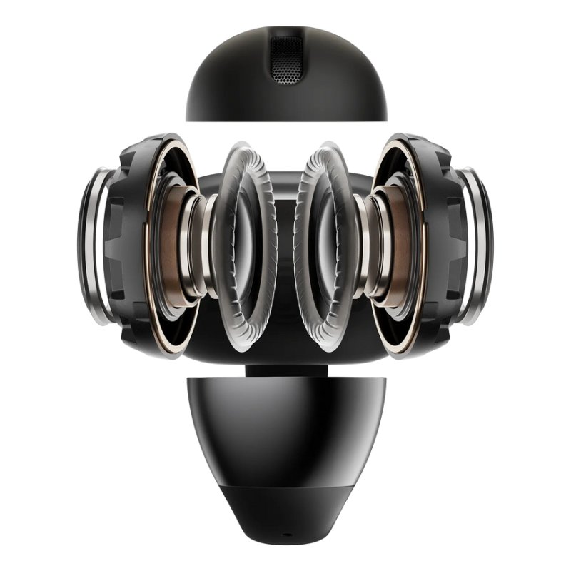ECOUTEURS TWS CONDUCTION AERIENNE EAR RING OPEN DOTS 2 NOIR