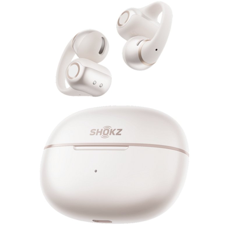 SHOKZ OpenDots 2 Headset Wireless Ear-clip-on Calls/Music/Sport/Everyday Bluetooth White