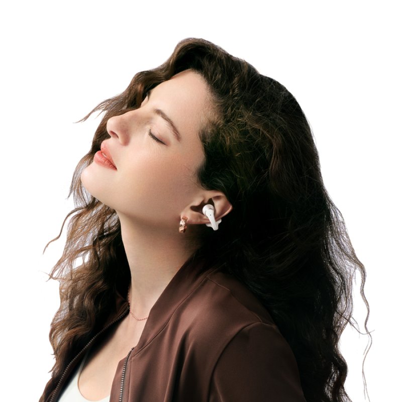 ECOUTEURS TWS CONDUCTION AERIENNE EAR RING OPEN DOTS 2 BLANC