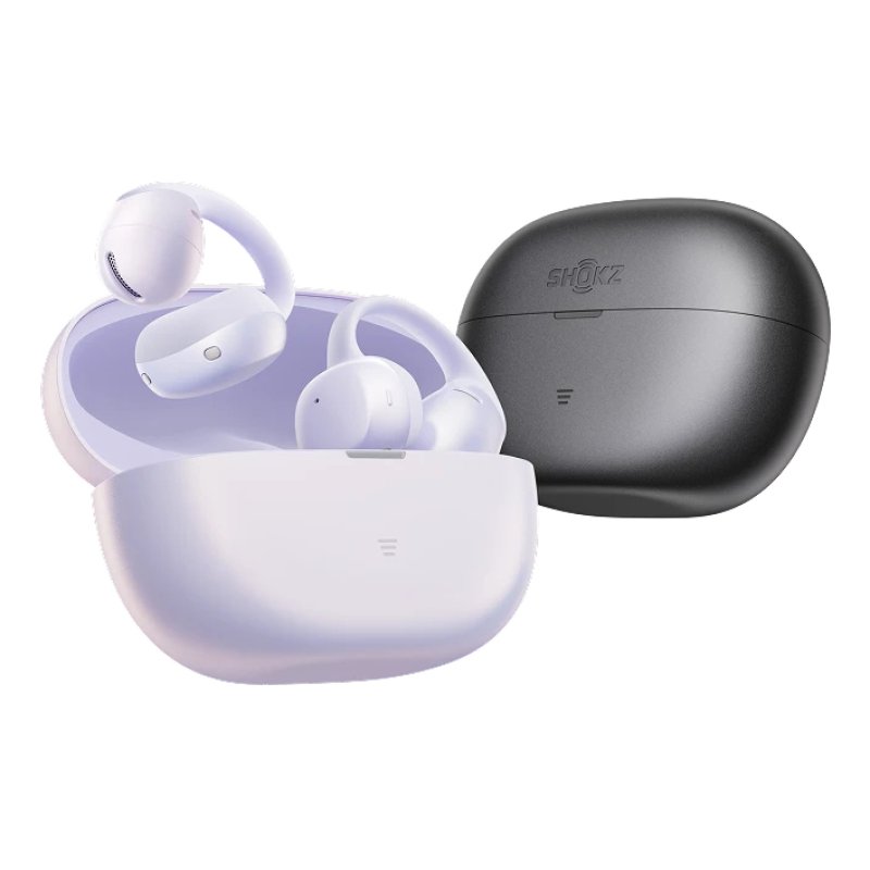 ECOUTEURS TWS CONDUCTION AERIENNE EAR RING OPEN DOTS AIR LILAS