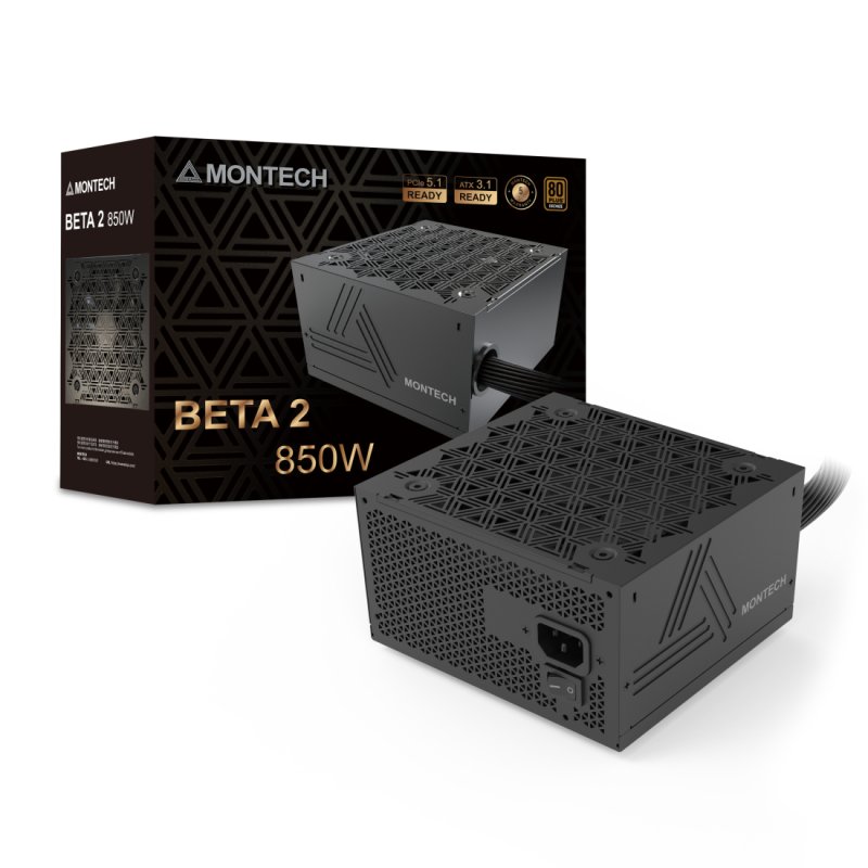 Montech BETA 2 power supply unit 850 W 20 4 pin ATX ATX Black