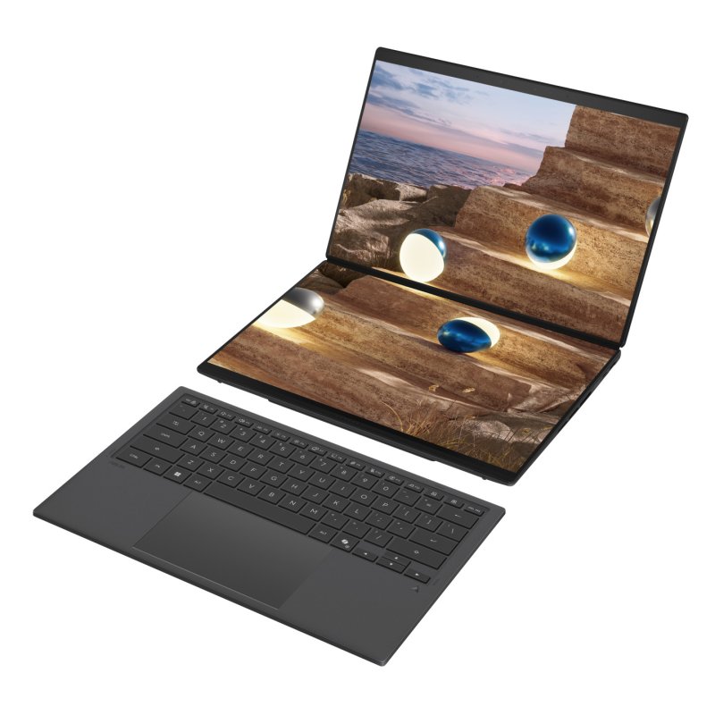 ASUS Zenbook Duo UX8407AA-SN469X Copilot PC Intel Core Ultra 9 386H Ordinateur portable 35,6 cm (14") Écran tactile