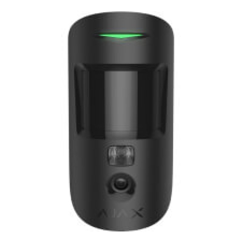 Ajax MotionCam (PhOD) Passive infrared (PIR) sensor Wireless Wall Black