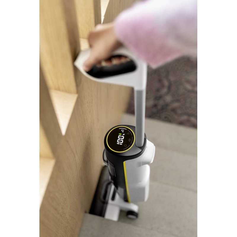Kärcher FCV 4 Batterie Sec&humide Sans sac 180 W Noir, Blanc