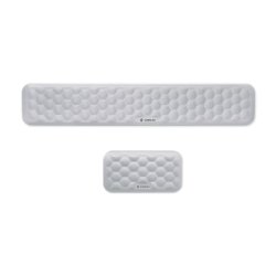 SUBBLIM Pack Ergo Airpadding - Keyboard And Mouse Wrist Rest Silver