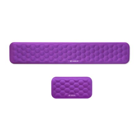 PACK REPOSAMUÑECAS SUBBLIM ERGO AIRPADDING RATON TECLADO MORADO