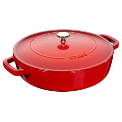 STAUB deep cast iron skillet 40511-475-0 -24cm