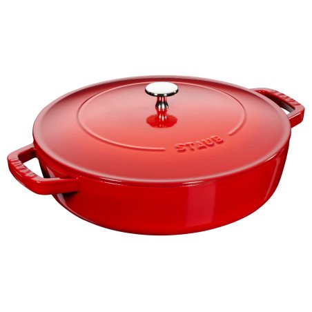 STAUB deep cast iron skillet 40511-475-0 -24cm