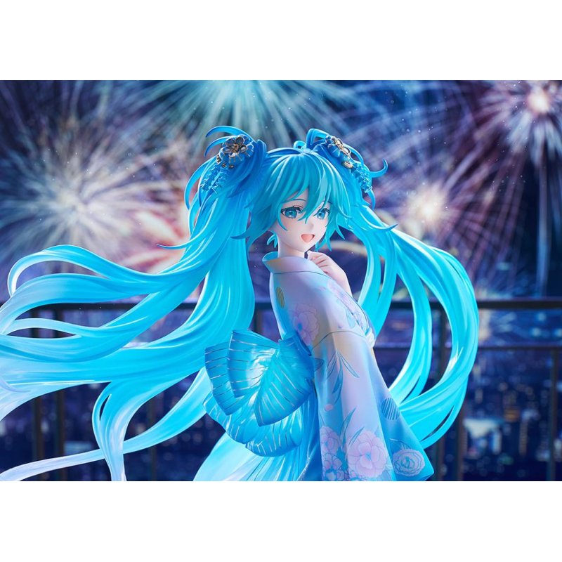 HATSUNE MIKU - Hatsune Miku Music & Fire Works - Statuette 1/7 23cm