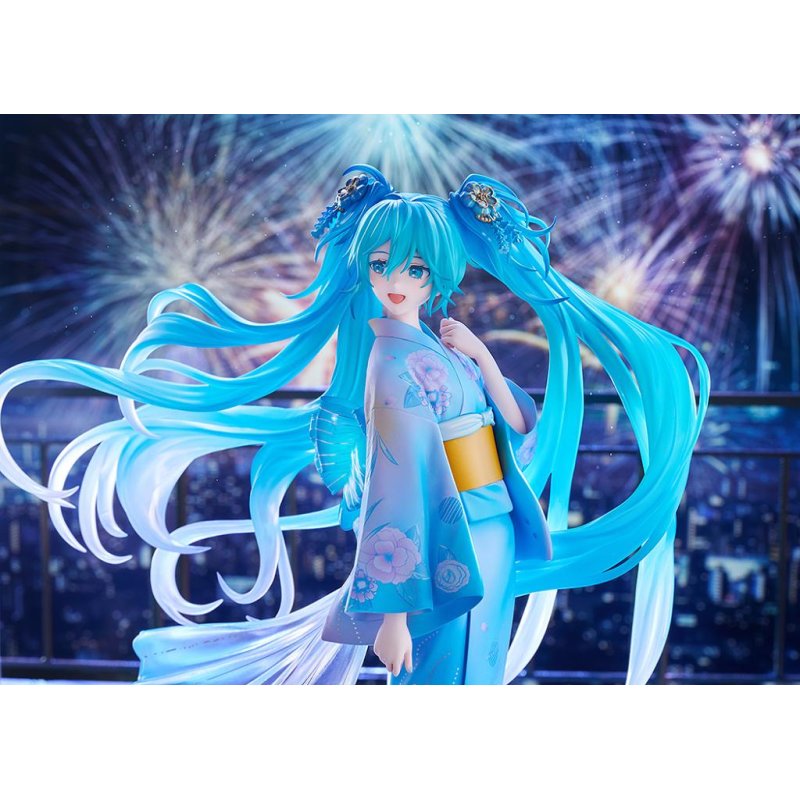 HATSUNE MIKU - Hatsune Miku Music & Fire Works - Statuette 1/7 23cm