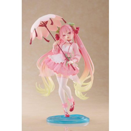 HATSUNE MIKU - Sakura Miku "Sakura Dress" - Statuette AMP 21cm