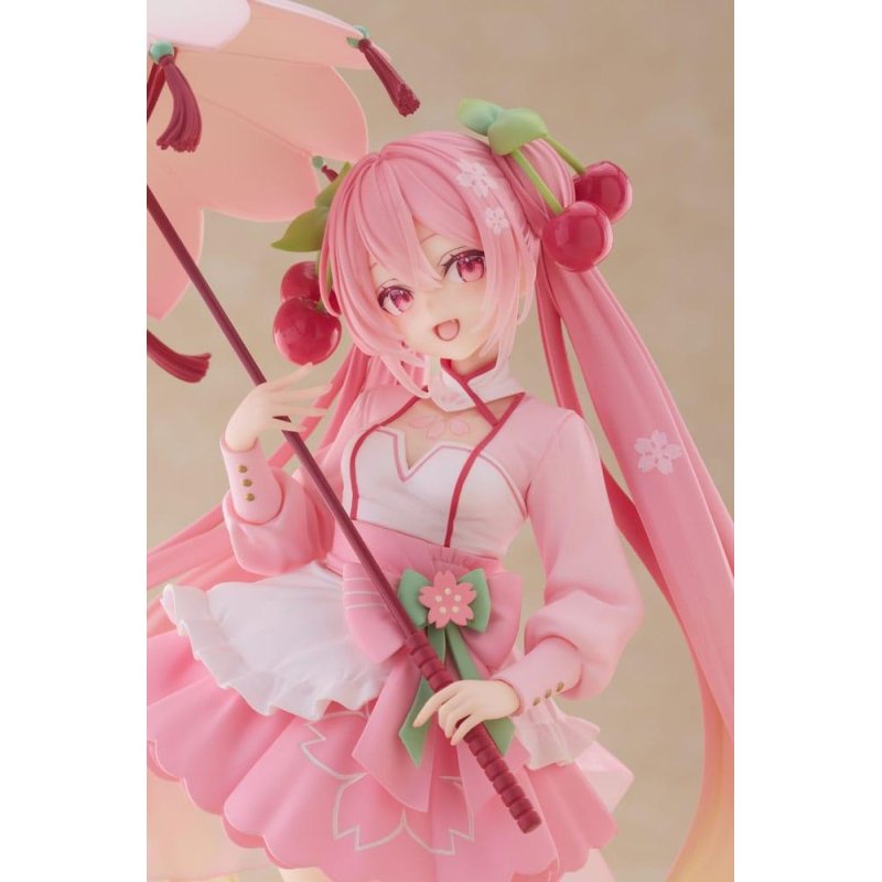 HATSUNE MIKU - Sakura Miku "Sakura Dress" - Statuette AMP 21cm