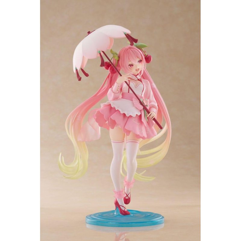 HATSUNE MIKU - Sakura Miku "Sakura Dress" - Statuette AMP 21cm