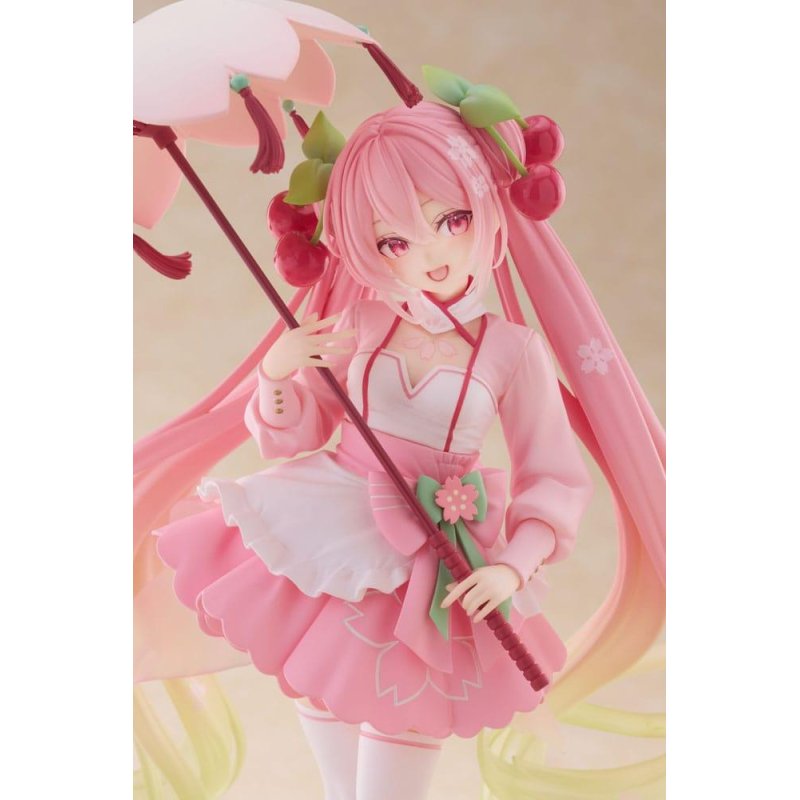 HATSUNE MIKU - Sakura Miku "Sakura Dress" - Statuette AMP 21cm