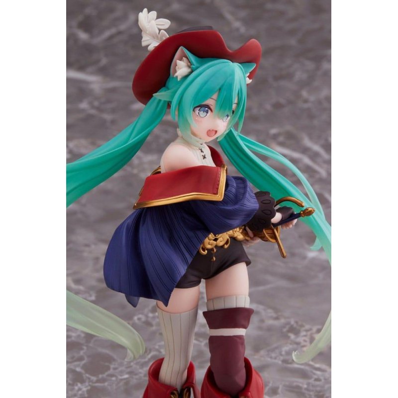 HATSUNE MIKU - Miku "Puss in Boots" - Statuette Wonderland 18cm
