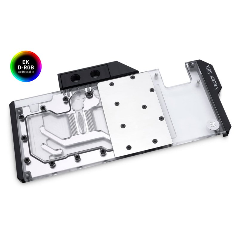 EK Water Blocks compatible EK-Quantum Vector Strix RTX 2080 Ti D-RGB - Nickel + Acryl