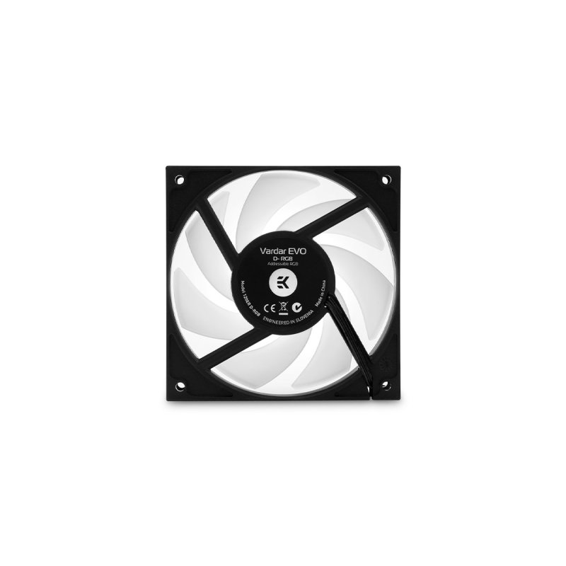 EK Water Blocks EK-Vardar EVO 120ER D-RGB Boitier PC Ventilateur 12 cm Noir 1 pièce(s)