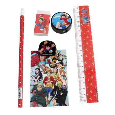 ONE PIECE - Set de Papeterie Pot à Crayon - 7pc.