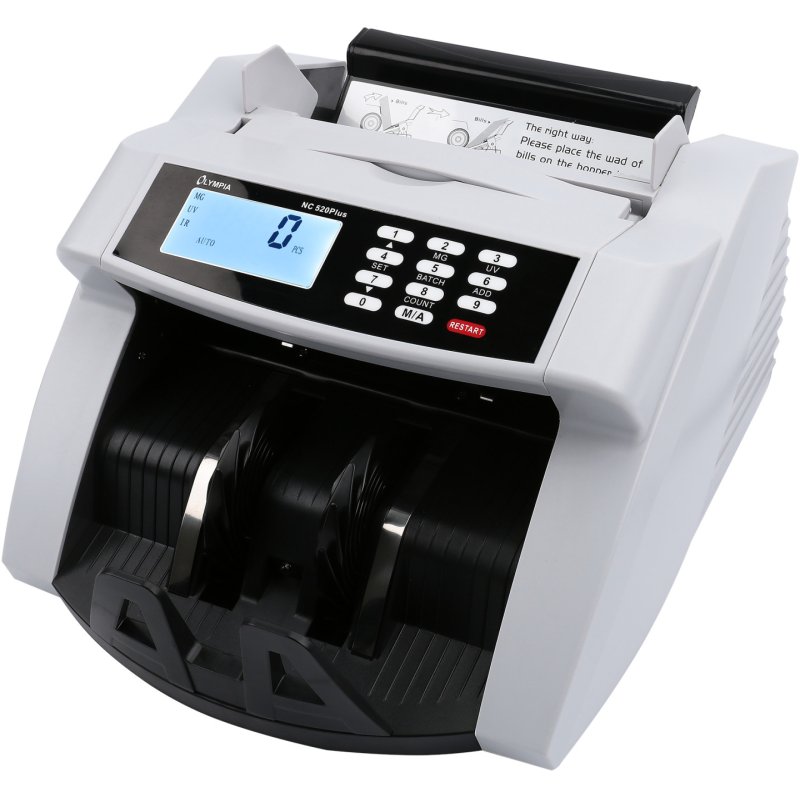 Olympia NC 520 plus Compteuse billets de banque Blanc