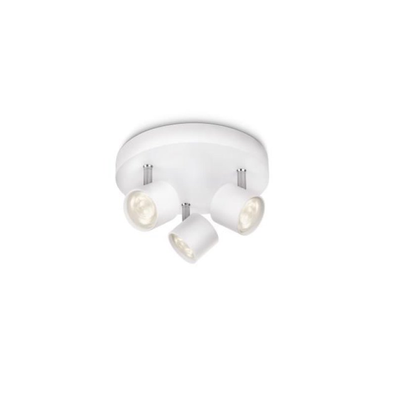 Philips myLiving LED Spot Star 3flg. 1500lm, Weiß