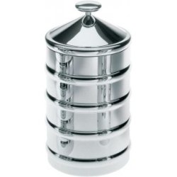 Alessi CB03 food storage container Round Jar 1.14 L Stainless steel