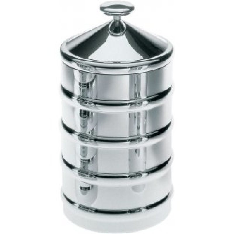 Alessi CB03 food storage container Round Jar 1.14 L Stainless steel