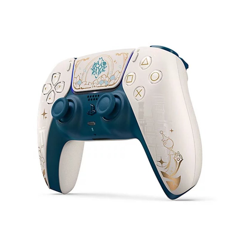 Sony DualSense Wireless Controller - Genshin Impact Limited Edition Gold, White Bluetooth/USB Gamepad Analogue /
