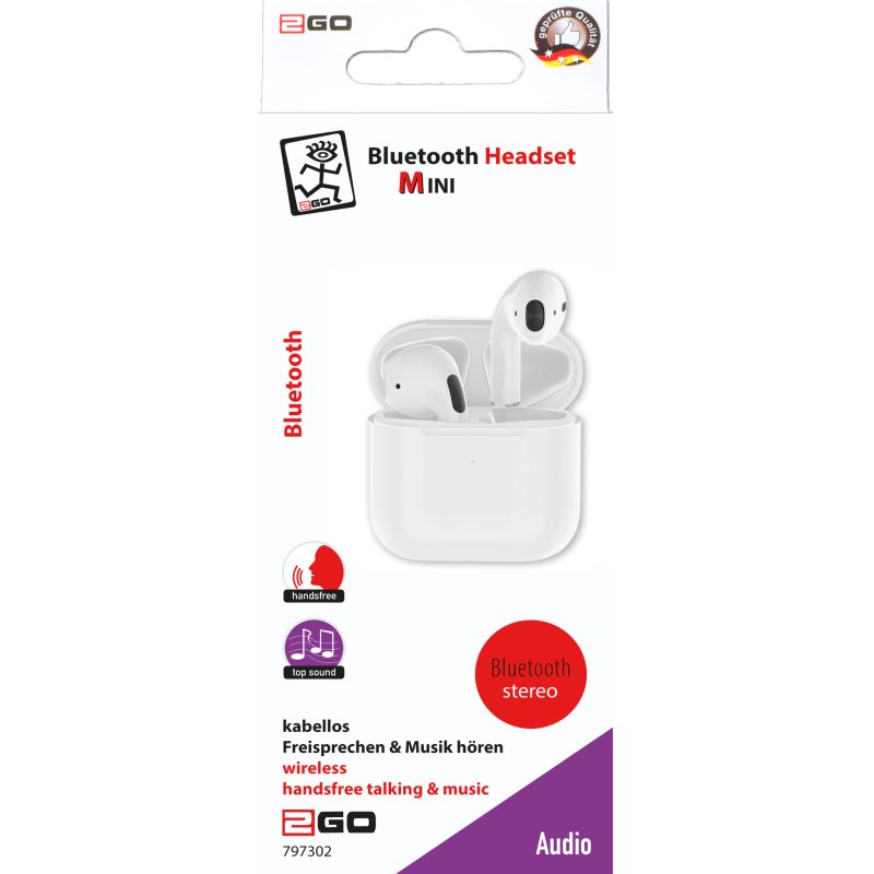 ACV Bluetooth HeadsetTWS Mini - weiß