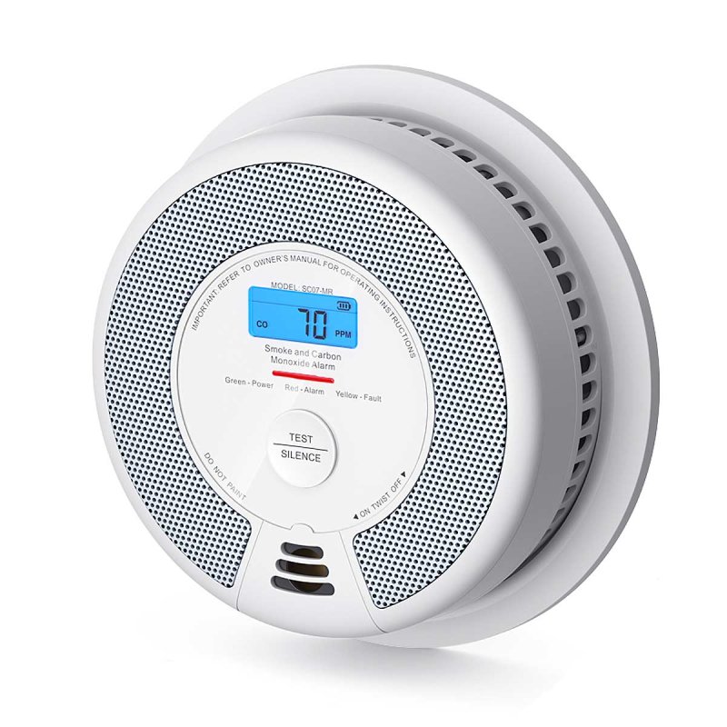 X-Sense SC07-MR smart smoke detector Photoelectrical reflection detector Interconnectable Wireless connection