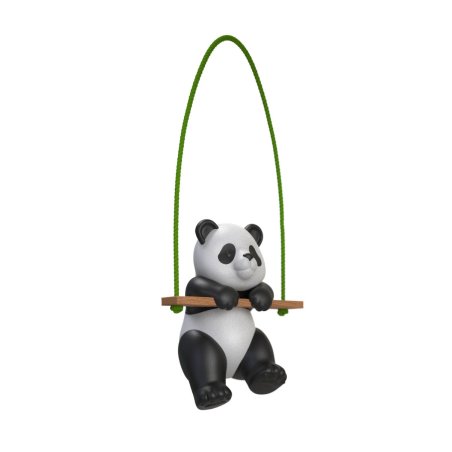 Winkee - Car Friends Panda - Classic Black and White - 10 cm x 8 cm x 5 cm