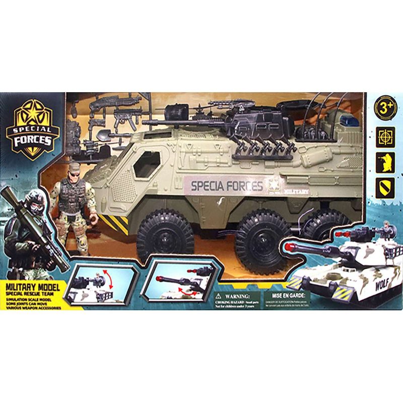 Speci - Military set w/special force tank accessories (520372)