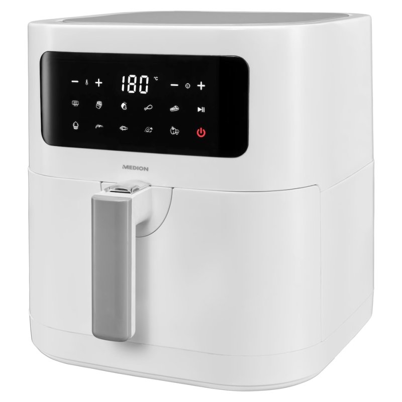 MEDION LIFE E40 XL Unique 5,2 L Autonome Friteuse d’air chaud Blanc