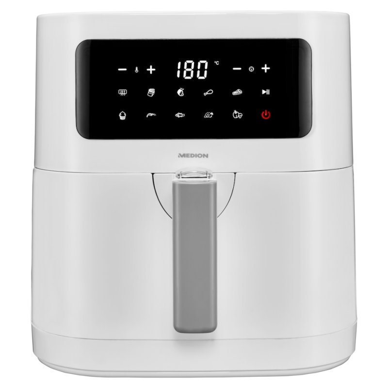 MEDION LIFE E40 XL Single 5.2 L Stand-alone Hot air fryer White