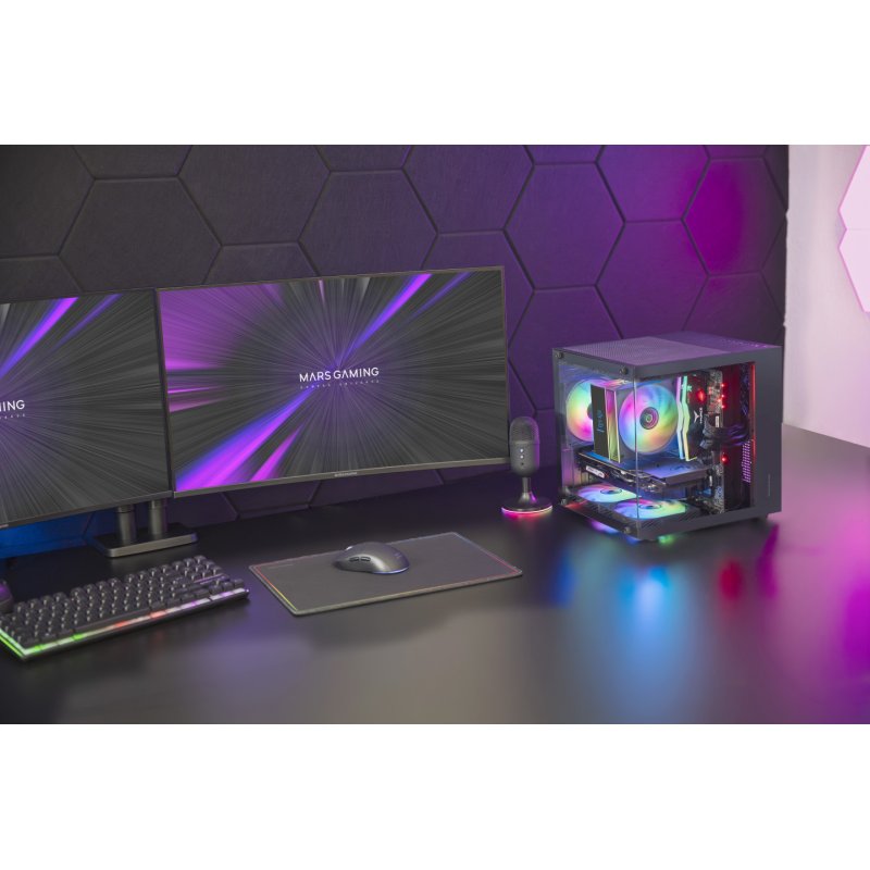 TACENS MARS MC-CUBE 1xARGB USB-C mATX- obudowa/cases
