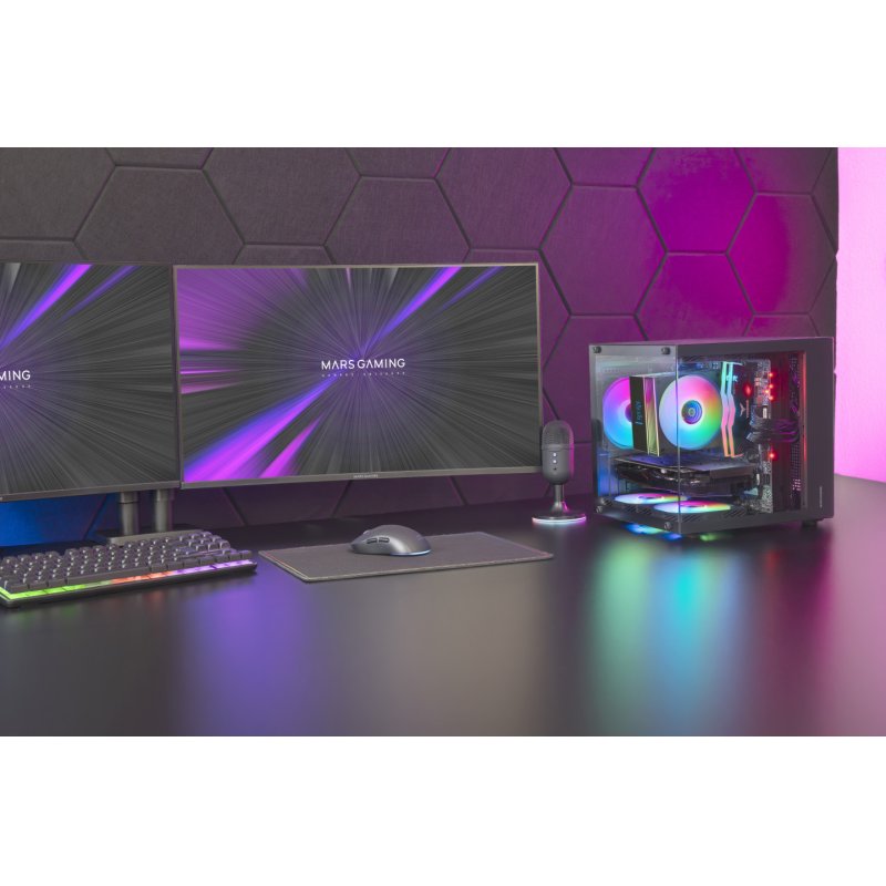 Mars Gaming MC-CUBE unité centrale Mini Tower Noir