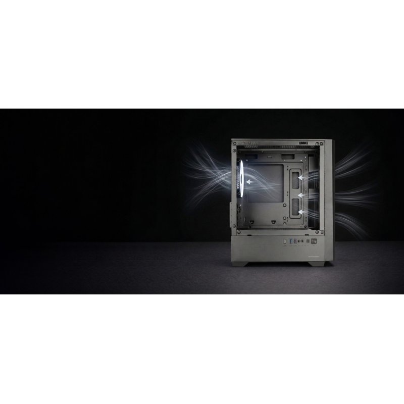 Mars Gaming MCQUANTUM unité centrale Midi Tower Noir