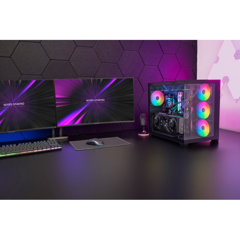 Mars Gaming MCV5 unité centrale Midi Tower Noir