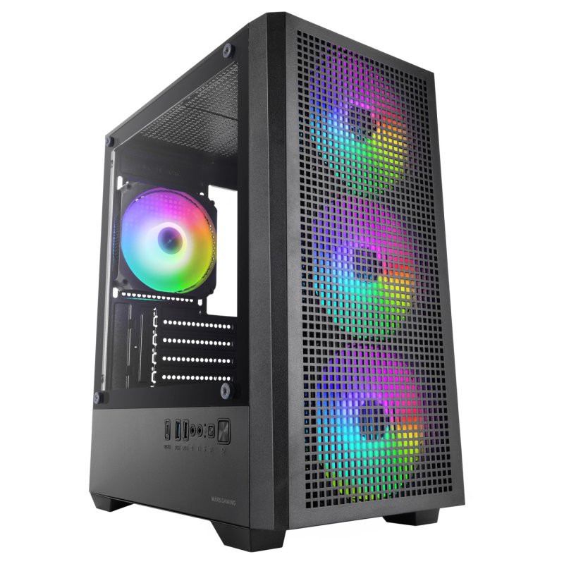 TACENS MARS MC-VECTOR 4xARGB USB-C mATX- obudowa/cases