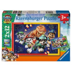Kinderpuzzle Paw Patrol 3 Dino Movie (2x 12 Teile)