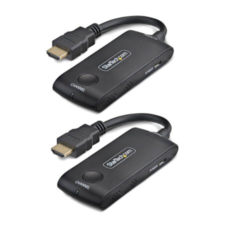 StarTech.com Wireless HDMI Extender for Meeting Rooms and Huddle Spaces, 4K 60Hz, 65ft Range, USB Powered,