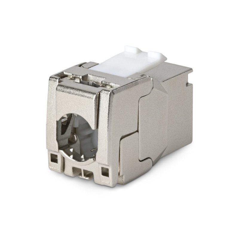 Cat8 Keystone Jack 6-Pack 180-Deg