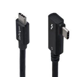 StarTech.com TBLT5MM80CM240WRA Câble Thunderbolt 0,8 m 80 Gbit/s Noir
