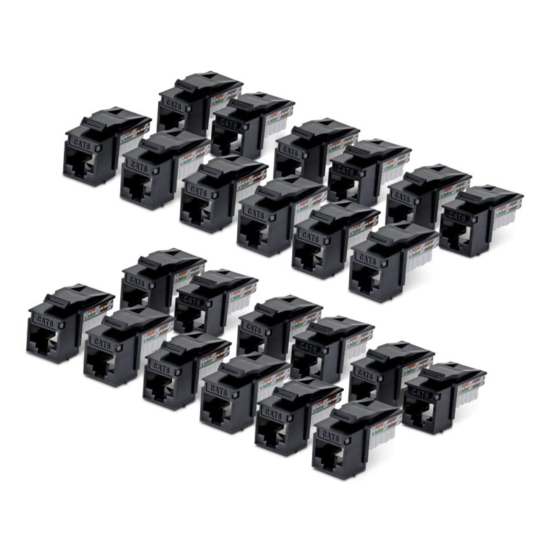 StarTech.com C6KEY110BK24PK Module Keystone