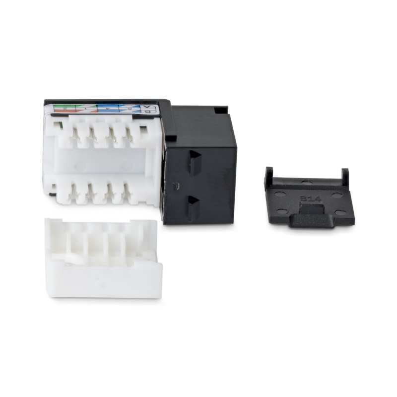 Cat6 Keystone Jack 24-Pack 90-Deg 110