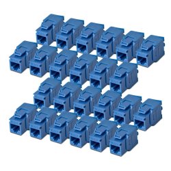 Cat6 Keystone Jack 24-Pack 180-Deg