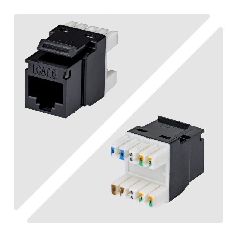 StarTech.com C6KEY110180BK24PK Module Keystone