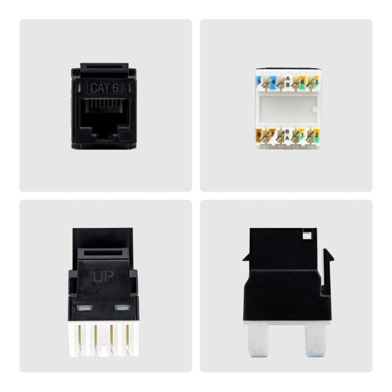 StarTech.com C6KEY110180BK24PK Module Keystone