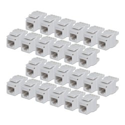 Cat6 Keystone Jack 24-Pack 180-Deg