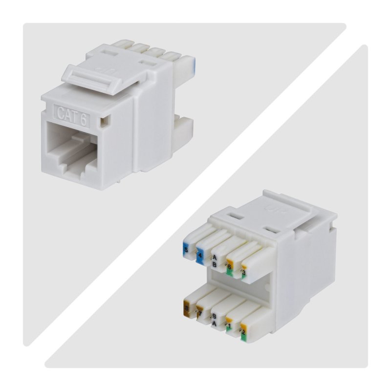 StarTech.com C6KEY110180WH24PK Module Keystone