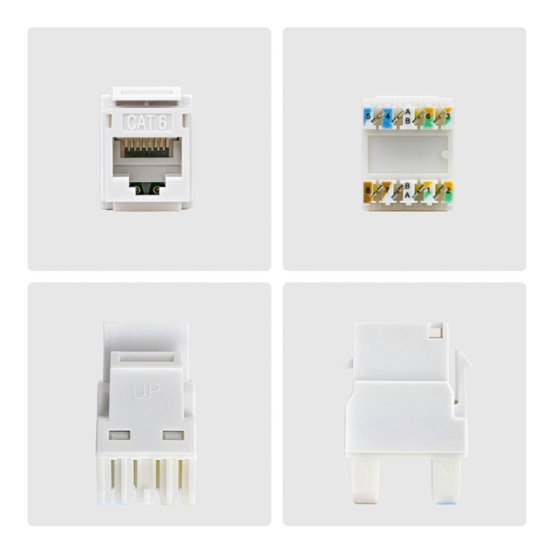 StarTech.com C6KEY110180WH24PK Module Keystone